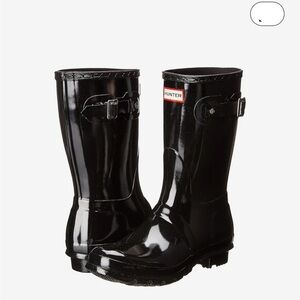 Hunter Women's Black Rain Boots